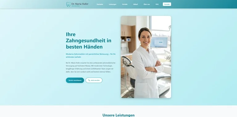 Zahnärztin Dr. Maria Hofer
